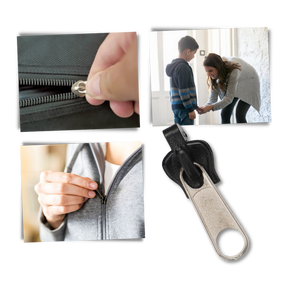 Clip-on slider to replace zippers