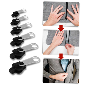 Clip-on slider to replace zippers