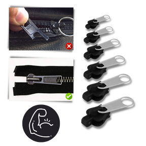 Clip-on slider to replace zippers