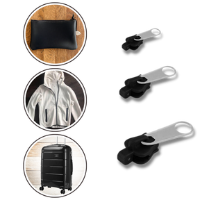 Clip-on slider to replace zippers