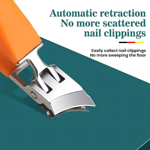 Cortador de Unhas de Abertura Larga com Design Antirrespingo