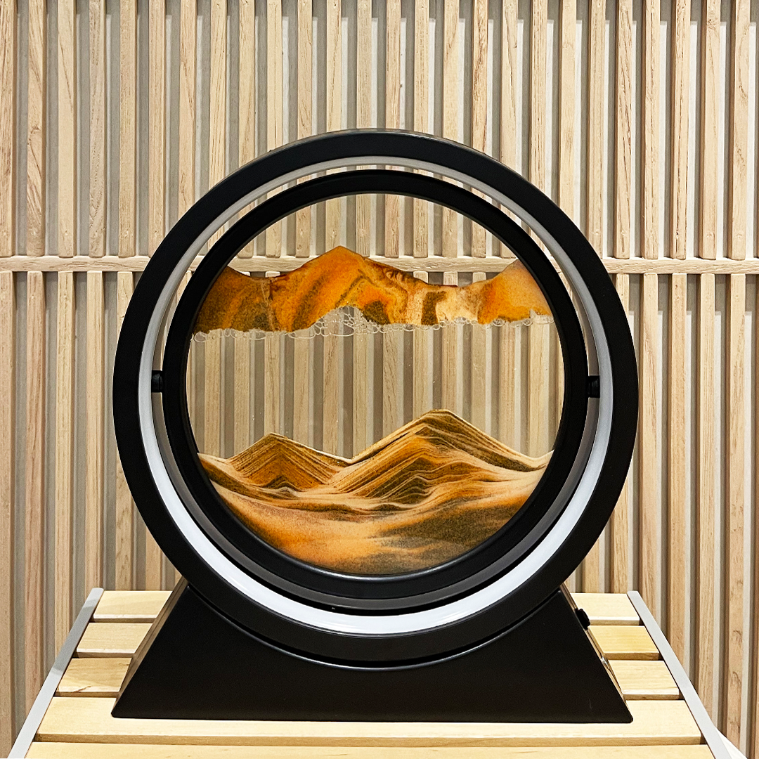 Quicksand Moving Sand Art Lamp – 3D moving quicksand sand art – image 5