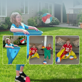 Conjunto de Jogo Infantil ao Ar Livre de Pegar Bola nas Calças para Atividade em Família