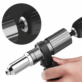 Kit Adaptador de Rebitadeira para Furadeira com Bicos Intercambiáveis