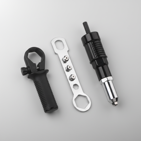 Kit Adaptador de Rebitadeira para Furadeira com Bicos Intercambiáveis