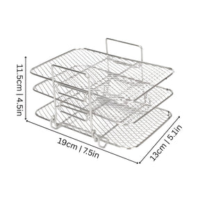 Air Fryer Rack Stackable Kitchen Cooking Tray