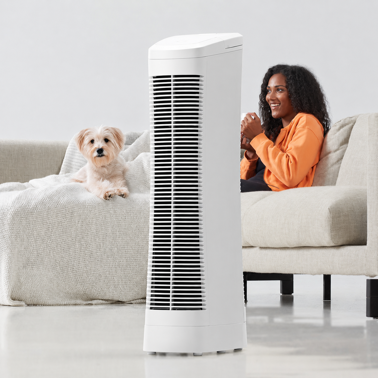 Purificador de Ar Iônico Silencioso com Ventilador
