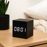 Despertador Digital de LED em Cubo
