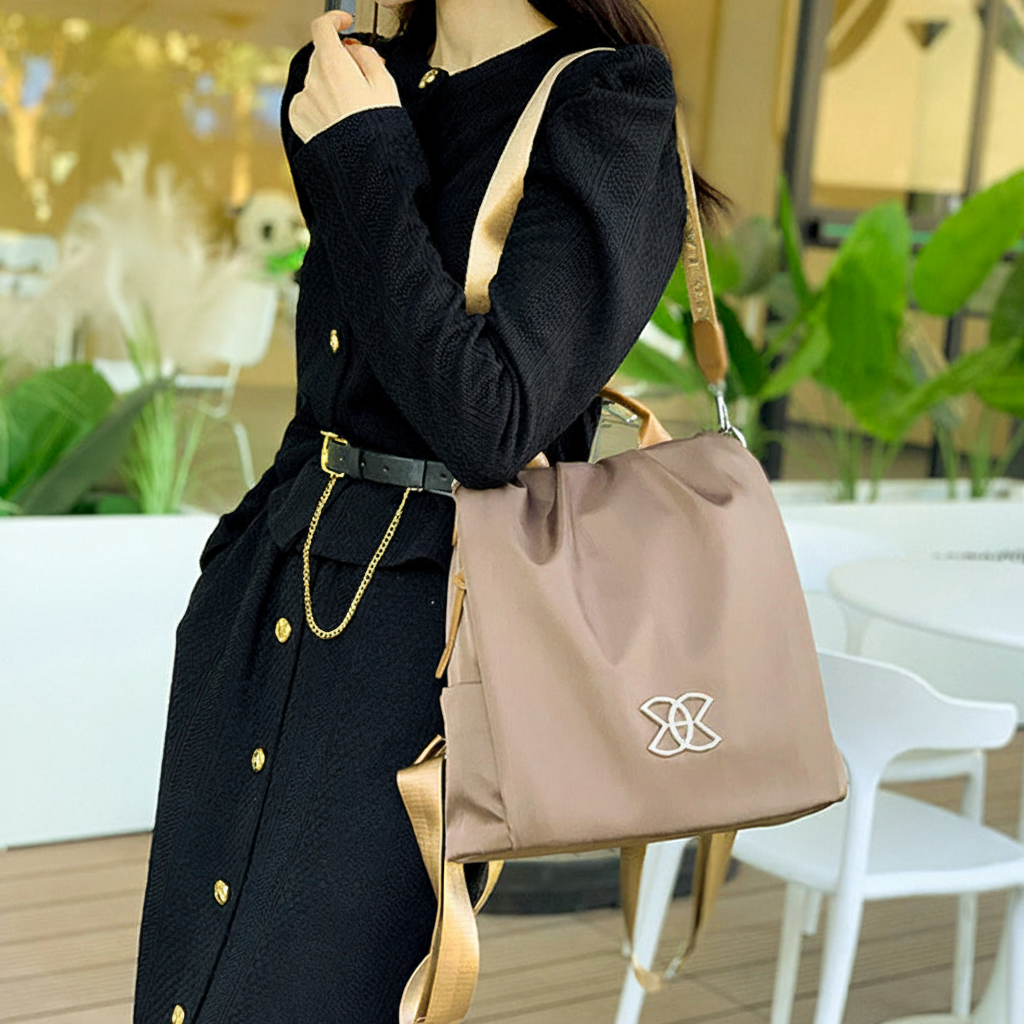 Mochila Antifurto Impermeável para Notebook Feminina de Viagem