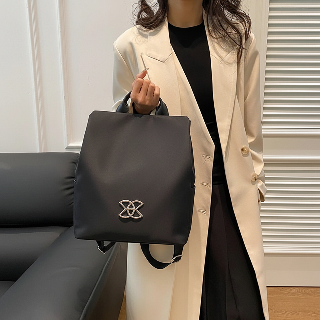 Mochila Antifurto Impermeável para Notebook Feminina de Viagem