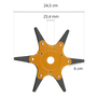 Żółty