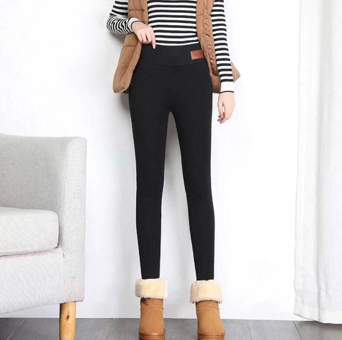 Leggings térmicas de inverno femininas