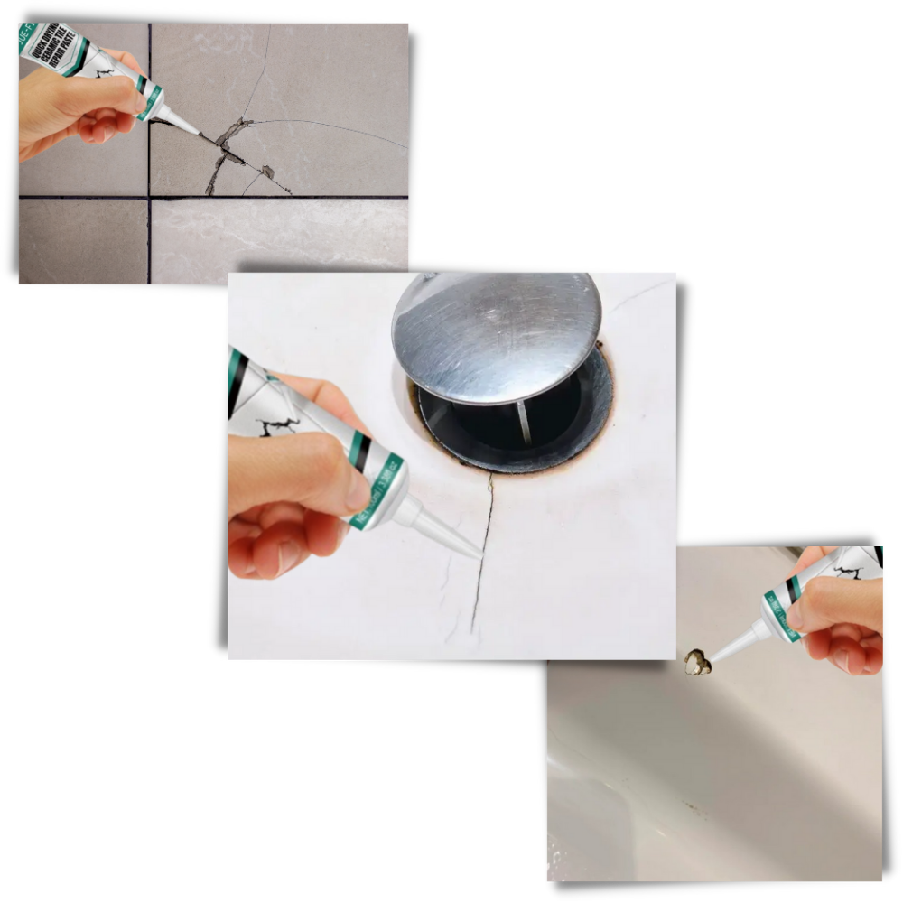Conjunto de Pasta para Reparo de Cerâmica