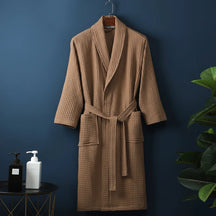 Bathrobe Soft Absorbent Unisex Dressing Gown