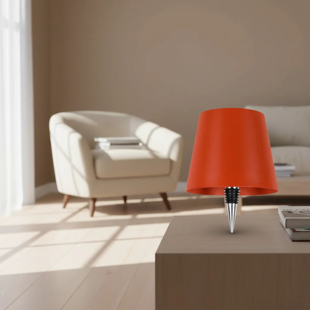 Luminária de Mesa em Formato de Garrafa LED Luz Noturna Decorativa Luminária de Ambiente para Mesa
