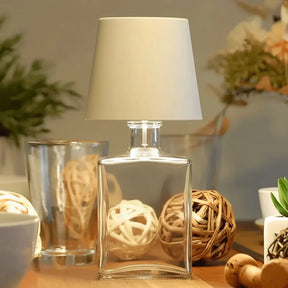 Luminária de Mesa em Formato de Garrafa LED Luz Noturna Decorativa Luminária de Ambiente para Mesa