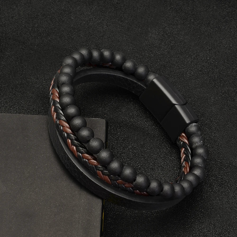 Pulseira de Pedras Naturais para Apoio à Atenção Plena