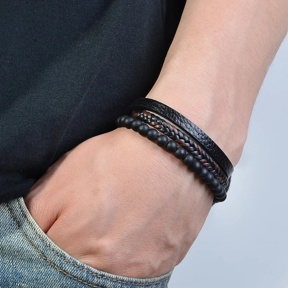 Pulseira de Pedras Naturais para Apoio à Atenção Plena