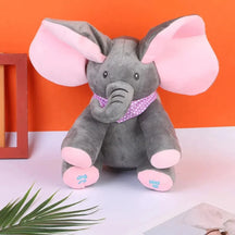 Brinquedo de Bebê Elefante Interativo Musical para Hora de Bruços