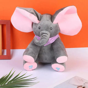 Brinquedo de Bebê Elefante Interativo Musical para Hora de Bruços