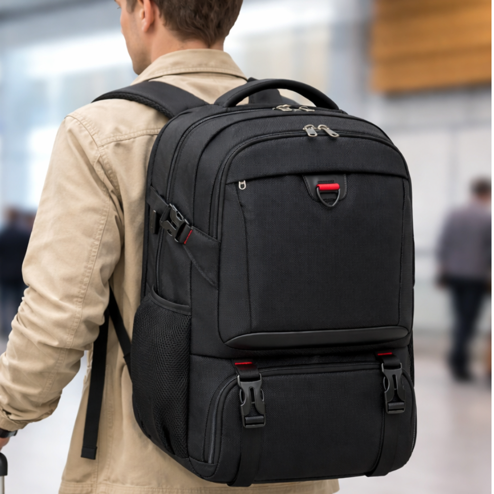 Mochila de Viagem Grande com Compartimento Térmico para Notebook e Organizador