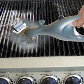 Escova de Aço Inoxidável para Limpeza de Churrasqueira