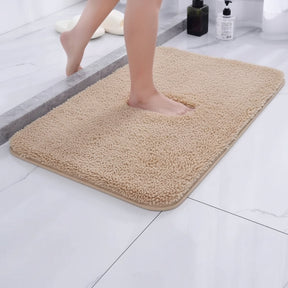 Plush Bath Rug Non Slip Backing Bathroom Comfort