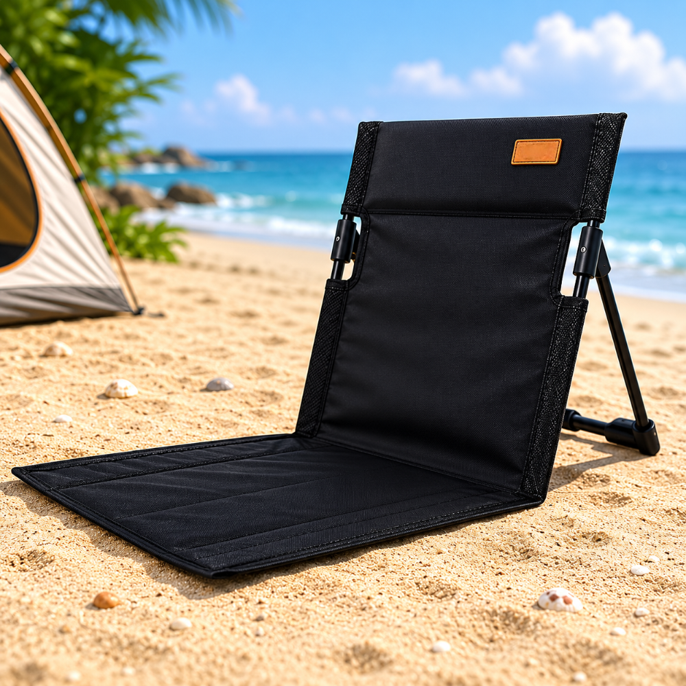 Cadeira de Praia Dobrável Reclinável para Camping