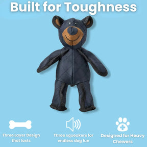 Brinquedo Mordedor Durável para Cães - Borracha Natural de Alta Resistência para Cães que Mordem Forte