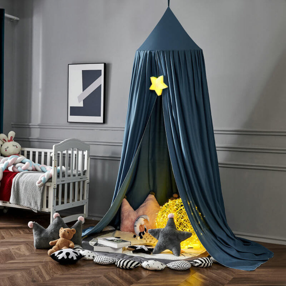 Mosquiteiro Dossel para Cama Infantil Decoração de Quarto