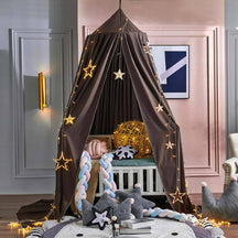 Mosquiteiro Dossel para Cama Infantil Decoração de Quarto