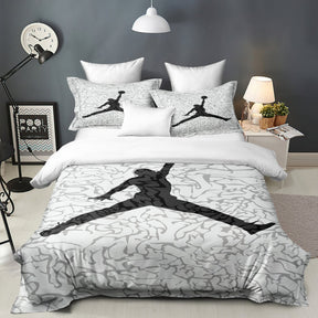 Bedding Set Basketball Print Duvet Cover Bedroom Style