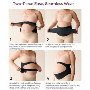 Maternity Belly Band Pregnancy Support Belt Breathable Back