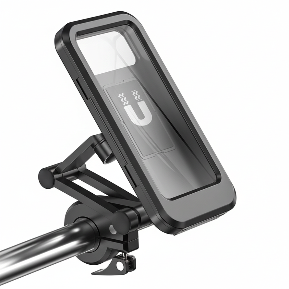 Suporte de Celular para Bicicleta à Prova d'Água com Rotação 360º para Guidão