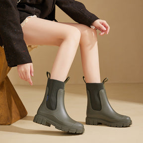 Women's Boots Ankle Chelsea Grip Sole Outdoor Style