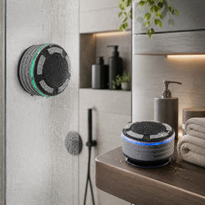 Alto-falantes Bluetooth para Chuveiro com Design Sem Fio à Prova d'Água