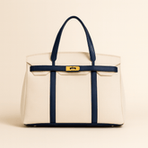 Bolsa Shopper de Lona Premium – Detalhes em Aço Reforçado, Durável e Elegante