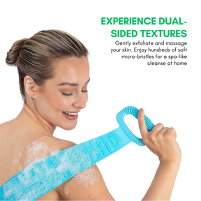 Escova de Silicone para Banho e Esfoliação Corporal Massageadora