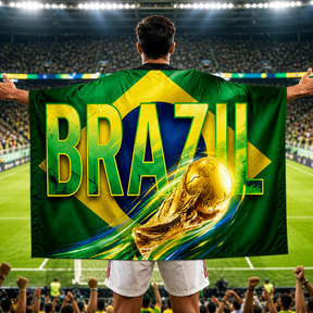 Capa da Bandeira do Brasil para Copa do Mundo - Artigo de Torcedor