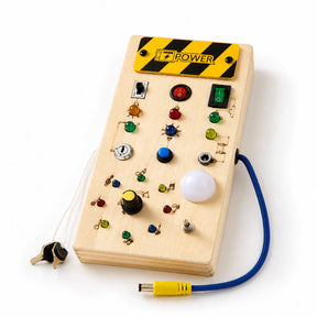 Brinquedo Sensorial Busy Board Painel de Atividades em Madeira Brinquedo Educativo para Crianças