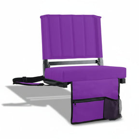 Stadium Seat Padded Folding Bleacher Chair Backrest