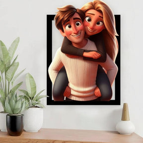Quadro de Parede Personalizado em Acrílico 3D Porta-Retrato Presente Decoração