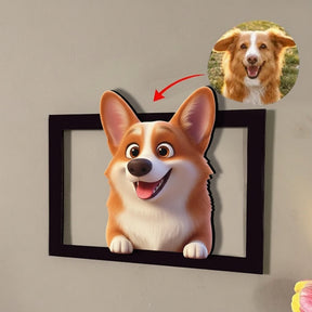 Quadro de Parede Personalizado em Acrílico 3D Porta-Retrato Presente Decoração