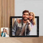 Quadro de Parede Personalizado em Acrílico 3D Porta-Retrato Presente Decoração