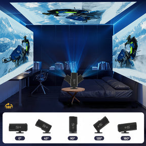 Miniprojetor Smart 4K Portátil para Home Theater