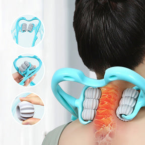 Massageador Cervical Ergonômico Manual para Pescoço e Ombros