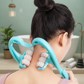 Massageador Cervical Ergonômico Manual para Pescoço e Ombros