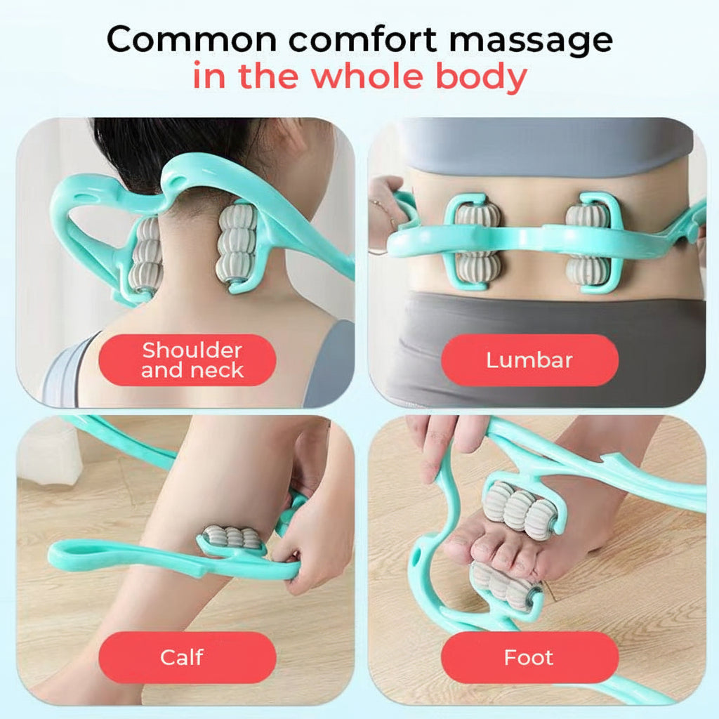 Massageador Cervical Ergonômico Manual para Pescoço e Ombros