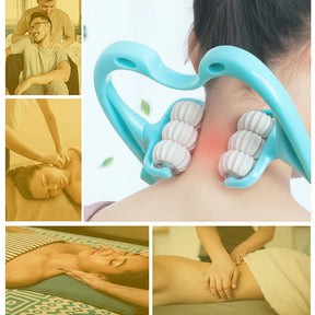 Massageador Cervical Ergonômico Manual para Pescoço e Ombros