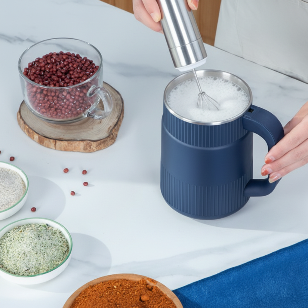 Moedor de Café Elétrico Portátil para Grãos e Confeitaria Doméstica
